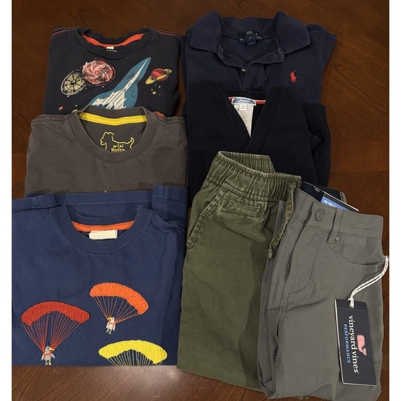 Boden Other - Lot of 7 Boys Tea Collection/Boden/Vineyard Vines/Other Tops Bottoms Size 3-5